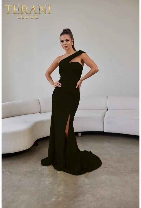 Amazing Deals Terani Couture 241E2416 Long Formal Slit Evening Dress