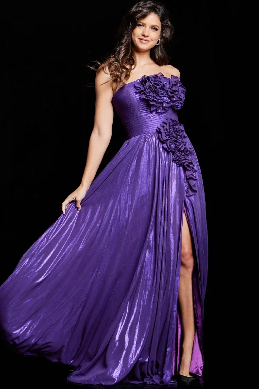 Mega Sale Jovani 38280 A Line Formal Long Pleated Evening Prom Dress