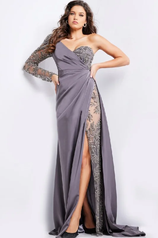 Quick Sale Jovani 24593 Long Sequin Beaded Evening Formal Dress