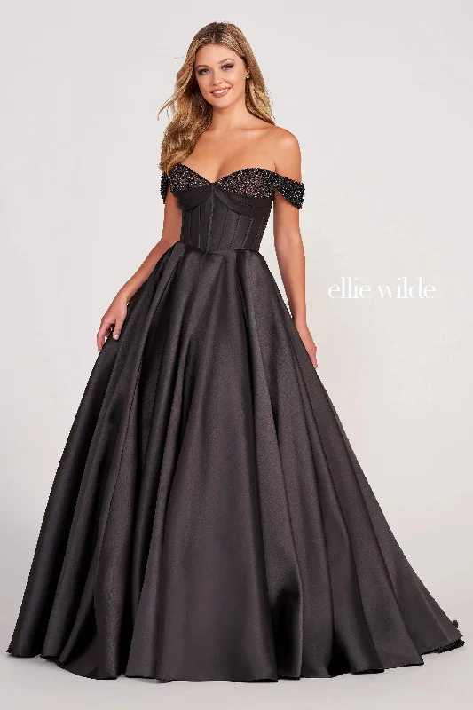 Today's Special Ellie Wilde EW34118 Long Formal A Line Prom Dress