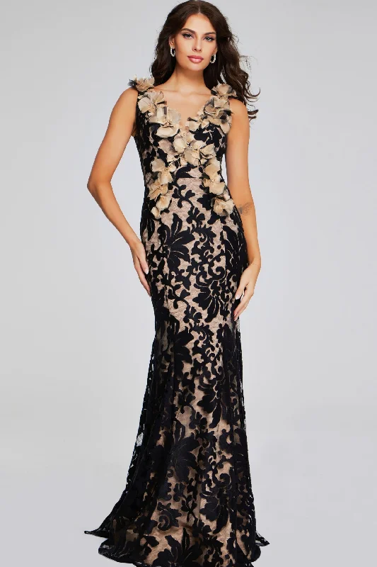 Today's Special Jovani 38497 Lace Fitted Formal Long Mermaid Evening Dress