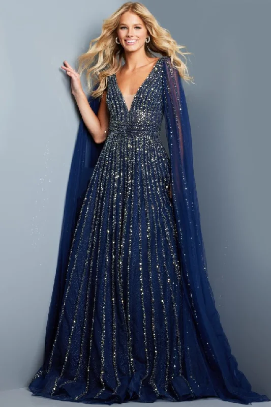 Price Blitz Jovani 23362 A Line Long Sequin Formal Dress