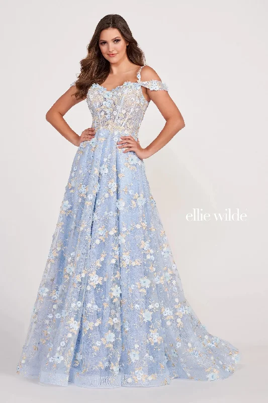 Final Sale Ellie Wilde EW34122 Evening Formal Long Prom Dress