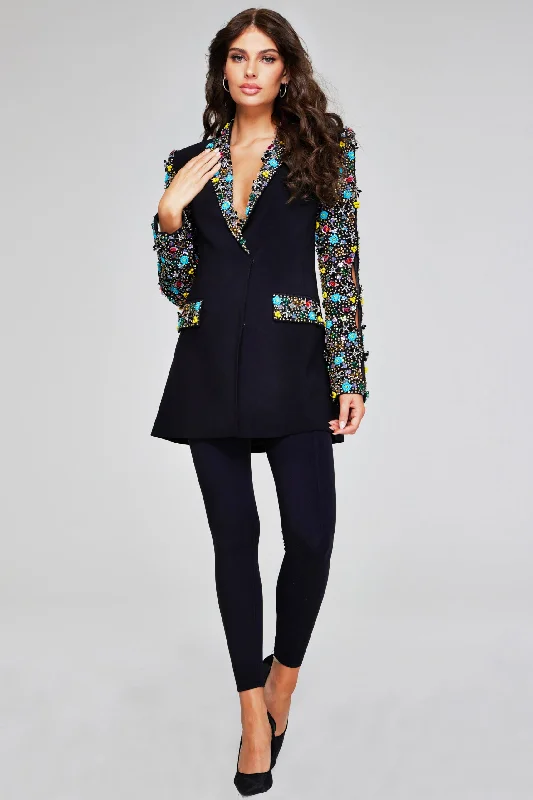 Act Now Jovani 26304 Long Sleeve Formal Blazer Pant Suit