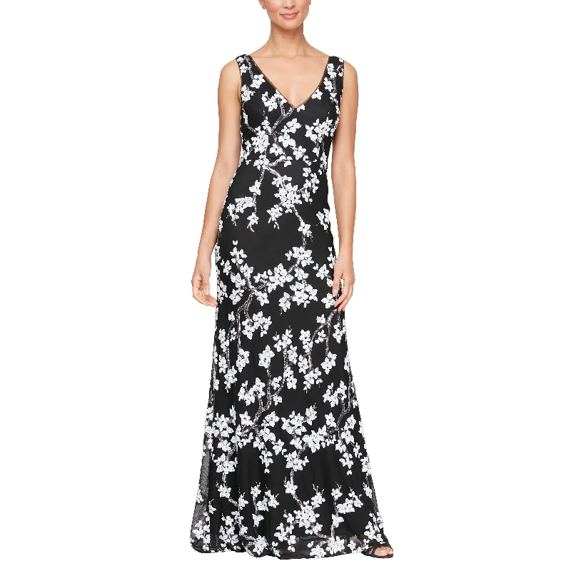 Seasonal Sale Alex Evenings 5196932 Long Formal Sequin Evening Dress
