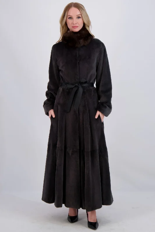 The Best Prices MINK COAT WITH SABLE COLLAR