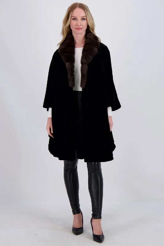 Sale Event SHEARED MINK JACKET W/ SABLE