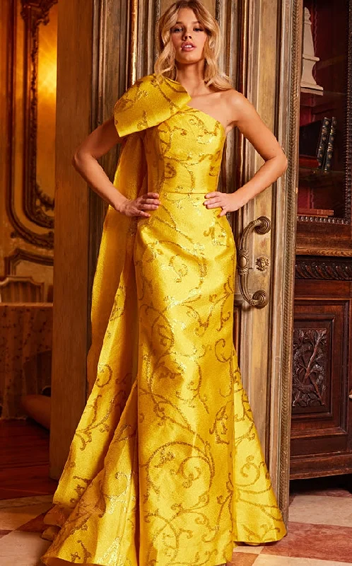 Fantastic Deals Jovani 23742 Yellow 14 Sale
