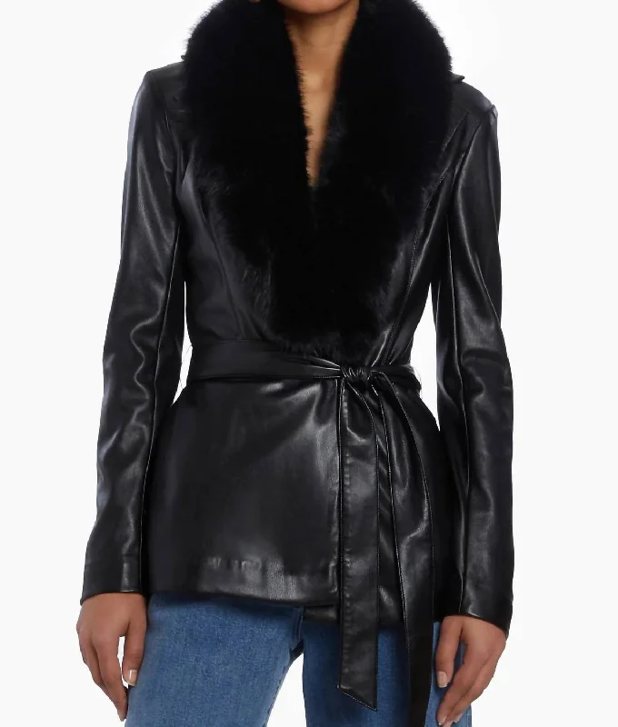 Deep Discounts Lancetti Jacket In Black