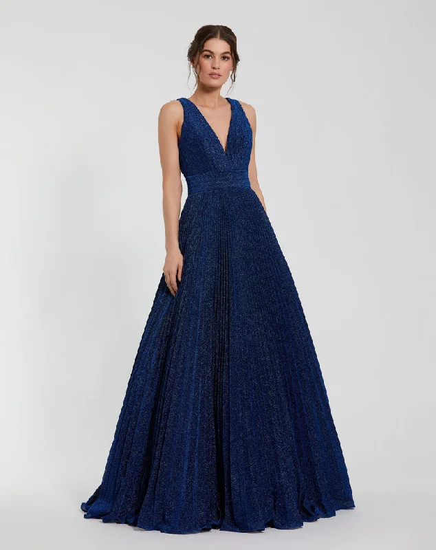 Price Fest Mac Duggal 30773 Pleated Long Formal A Line Prom Dress