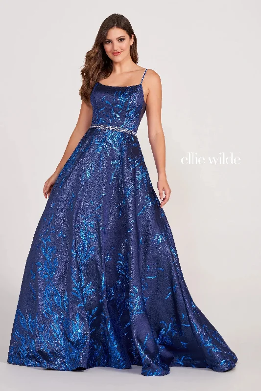 Unmissable Offer Ellie Wilde EW34106 Pocket Ballgown Long Prom Dress