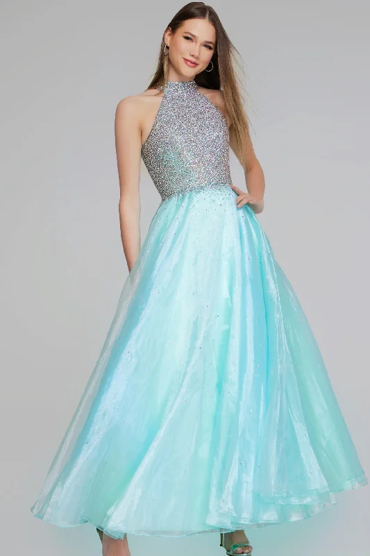 Value Deals Jovani 38262 Prom Long Beaded Ball Gown Sequin Girls Dresses
