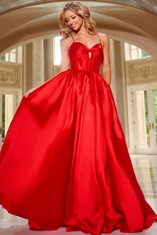 Don't Wait Jovani 43199 Long Ball Gown Formal Corset Prom Dress