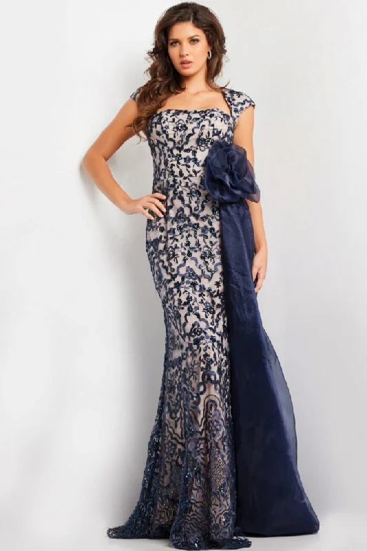 Price Fest Jovani 37203 Sequin Long Formal Lace Evening Dress