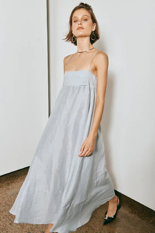 Bargain Prices Behati Linen Maxi Dress Sky