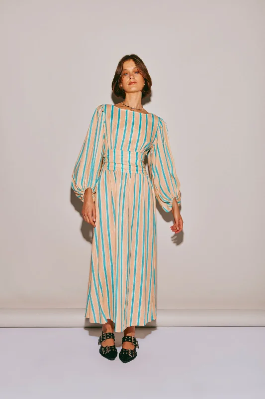 Savings Spectacular Tularosa Linen Midi Dress Spritz