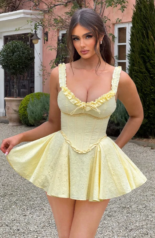 New Markdowns Elva Playsuit - Lemon