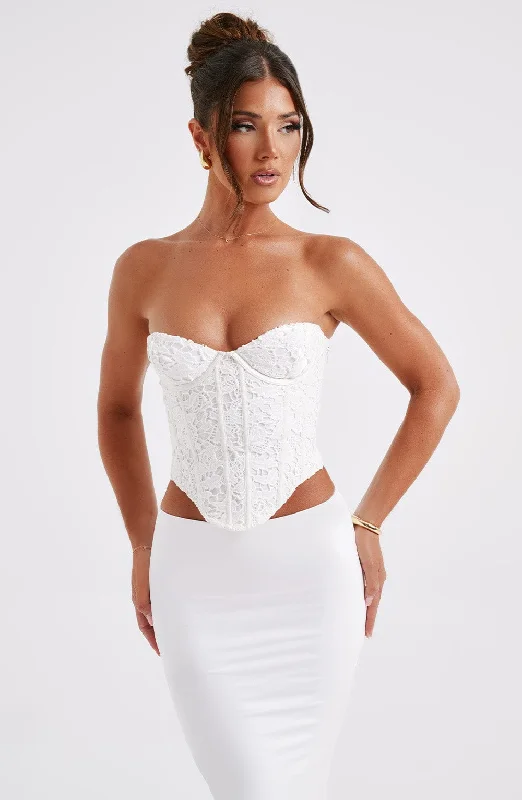 Special Price Harlow Corset - Ivory