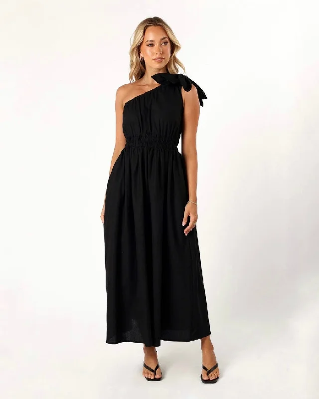 Blowout Deals PARIS MIDI DRESS -BLACK
