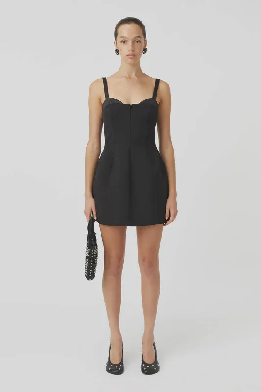 Deal Zone AMA MINI DRESS BLACK