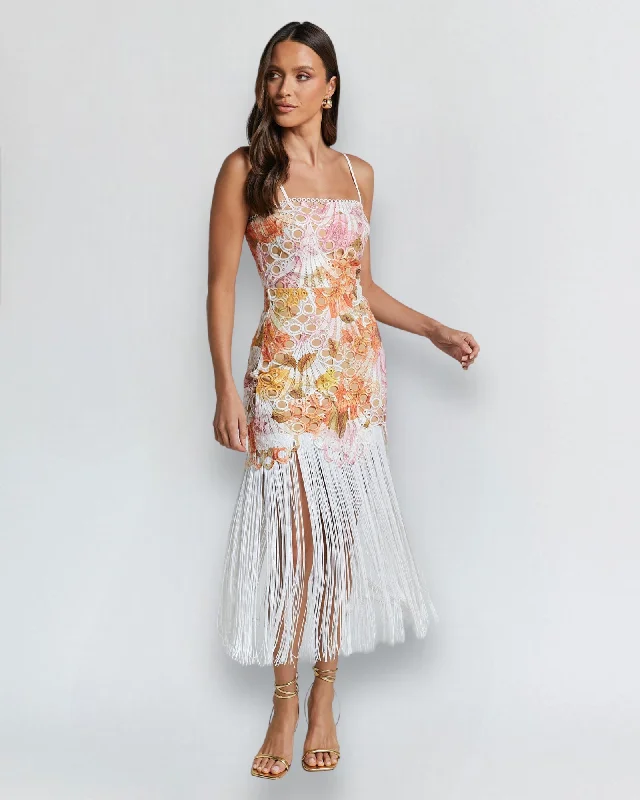 One-DAY Sale GAI MIDI DRESS -FLORAL