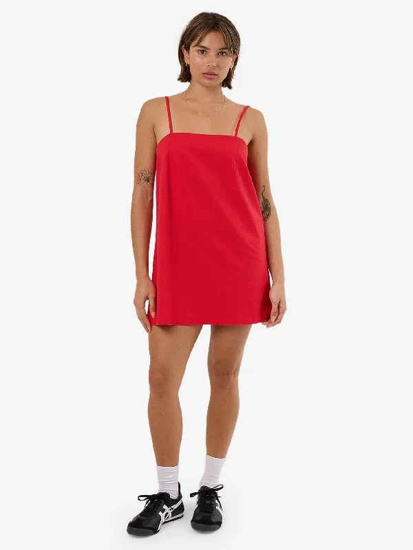 Price Reduction Mila Mini Dress - Ruby Red