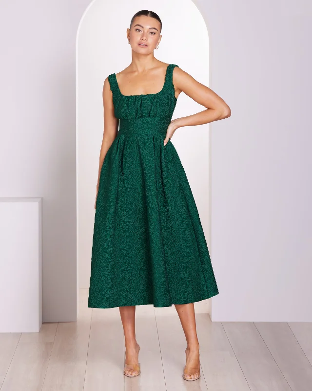 Daily Deals Elsie A-line Midi Dress