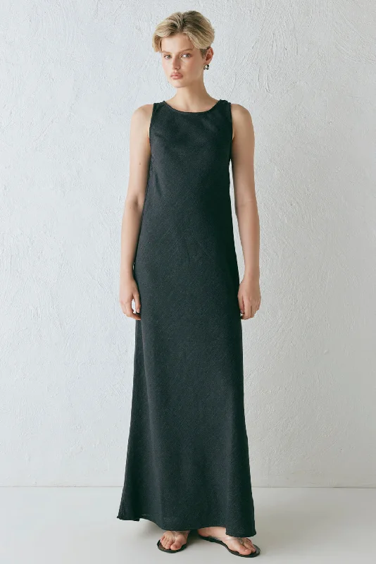 Don't Wait Zaria Maxi Dress Black
