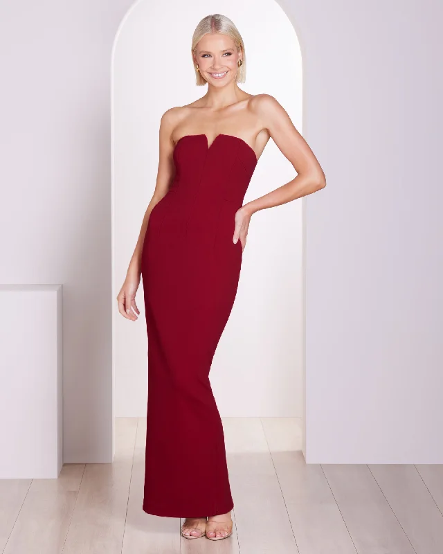 Final Markdown Aurelia Strapless V-neck Dress