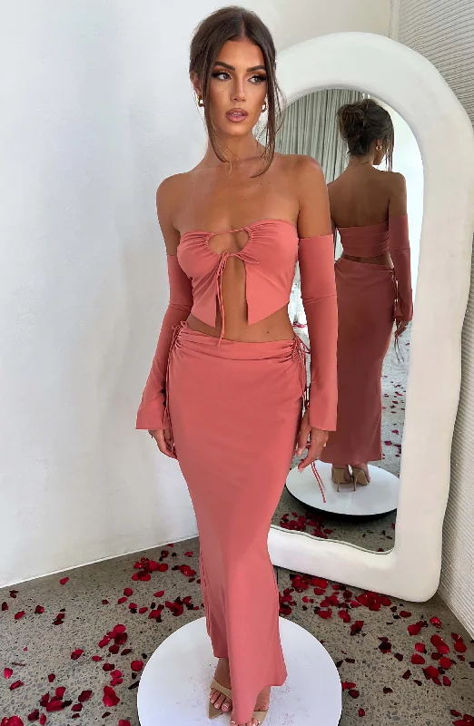 Markdowns Tana Maxi Skirt - Rose Pink