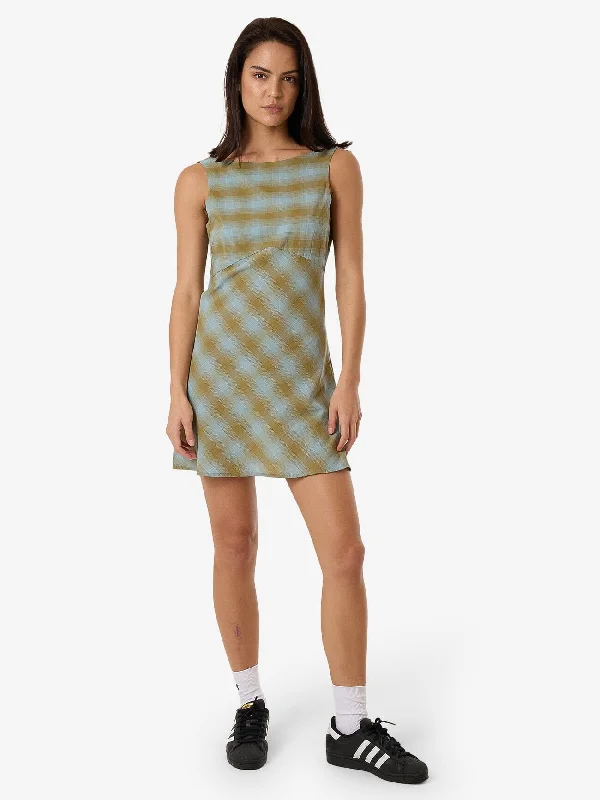 Bonus Savings Ansley Xavier Mini Dress - Stone Blue