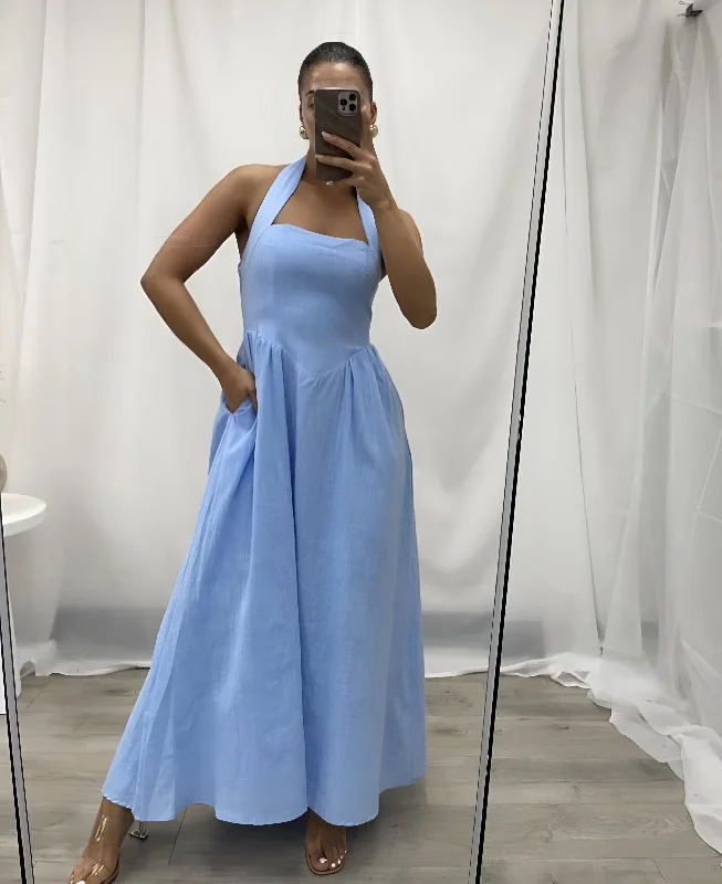 Weekend Deal MURA MAXI DRESS -BLUE