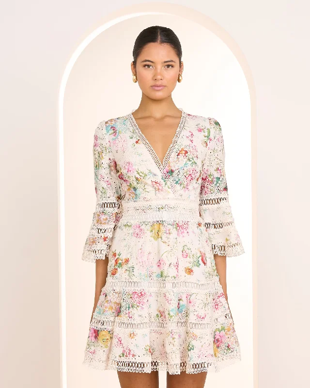 Seasonal Clearance Ranya Wrap Front Mini Dress