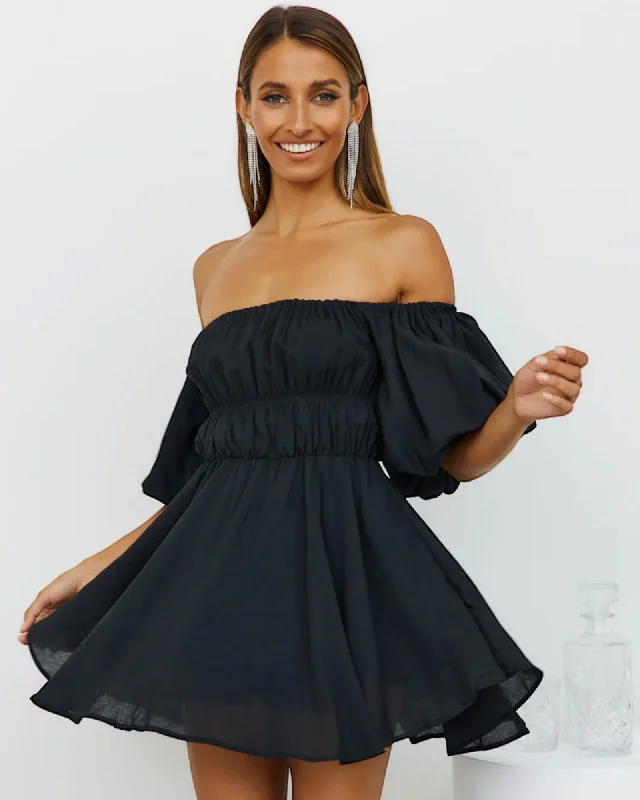 Flash Sale KIRRA MINI DRESS -BLACK