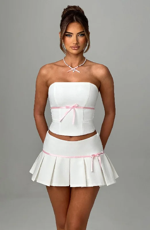 Friends and Family Sale Tessa Skort - Ivory