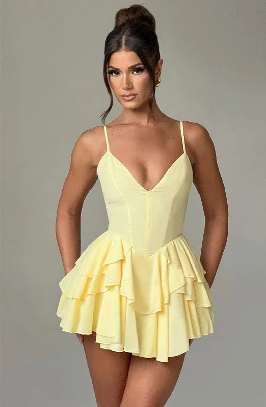 Today’s Deal Veena Playsuit - Lemon