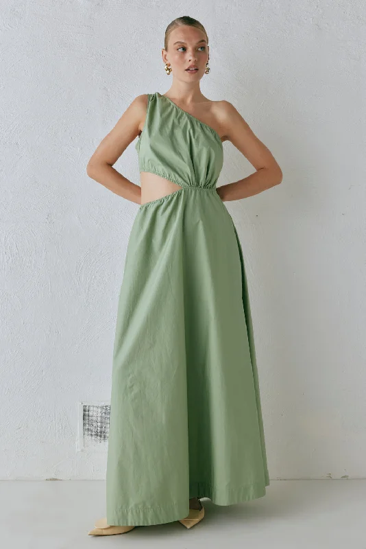 Can't Miss Daisy Maxi Dress Sage
