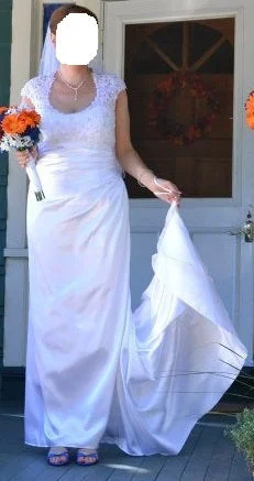 New Markdowns David's Bridal David's Bridal Silk Charmeuse Size 12