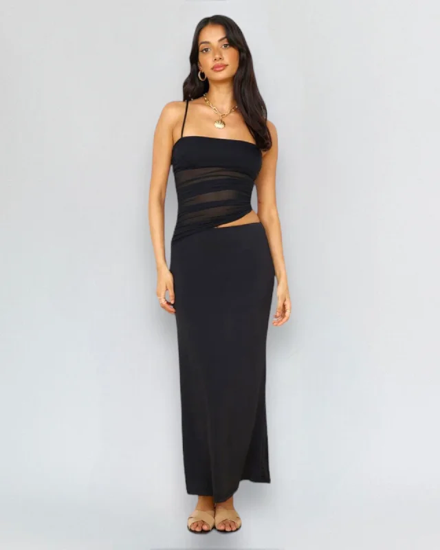 Deep Discounts AVOKI MAXI DRESS -BLACK