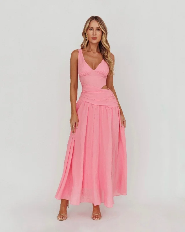 Special Savings VEXIN MAXI DRESS -PINK