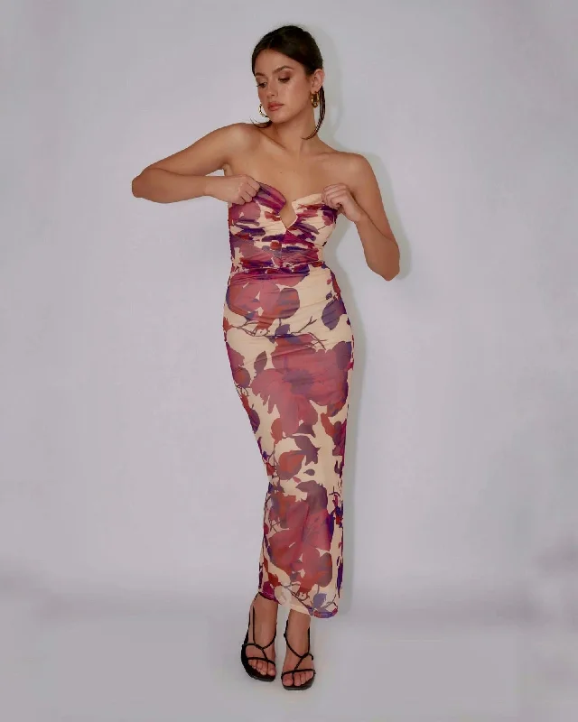 Savings Alert TALLULAN MAXI DRESS -PLUM