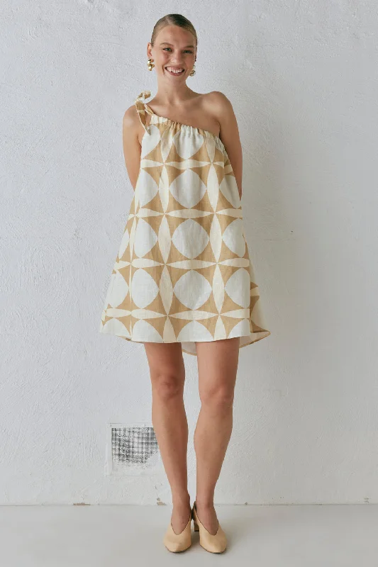 Doorbuster Deal Slow Living Linen Mini Dress Scope