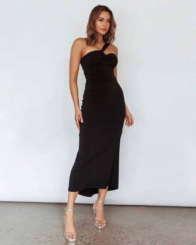 Today’s Deal BACARDI MIDI DRESS -BLACK
