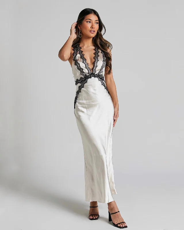 Clearance Sale CARTIA MIDI DRESS -CREAM