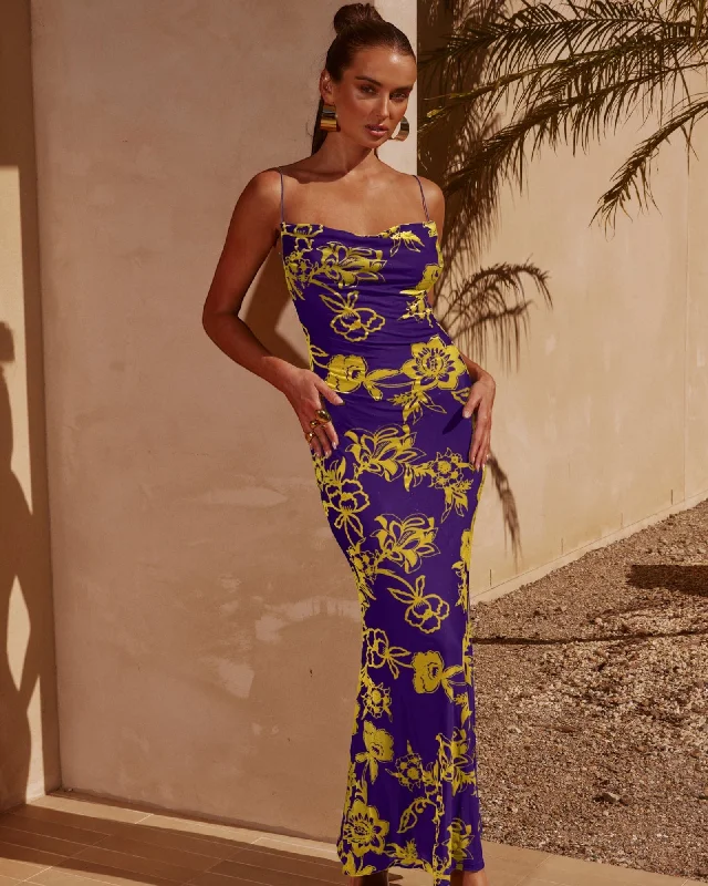 Weekend Deal PRETORIA MAXI DRESS -VIOLET