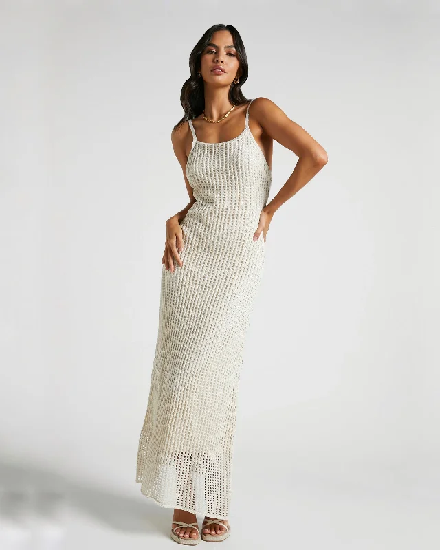 Deal Frenzy JERSEY MAXI DRESS -WHITE
