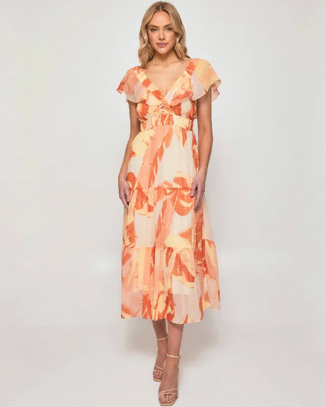 New Arrival MOLLY MAXI DRESS -ORANGE