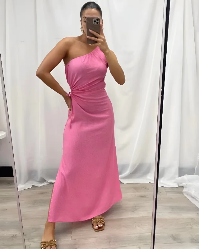 Super Sale ANGELIKI MIDI DRESS -PINK