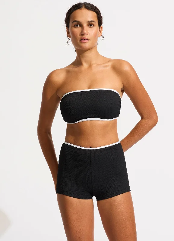 Instant Discount Beach Bound DD Tank Bikini Top - Black