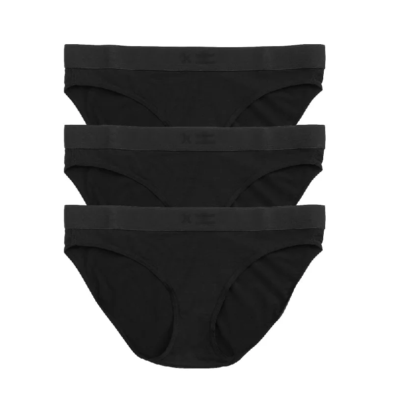 Low Prices Bikini 3-Pack - TENCEL™ Modal Black